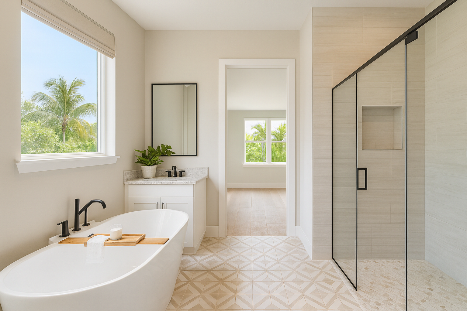 Contemporary bathroom design